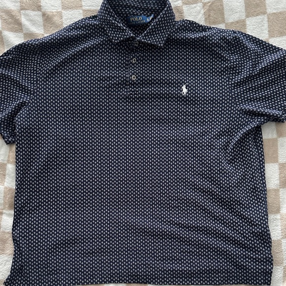 Polo Ralph Lauren Other - Polo by Ralph Lauren Dark Blue Geometric Polo Shirt